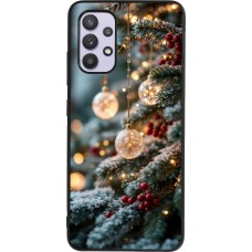 Coque Samsung Galaxy A32 - Silicone rigide noir Christmas 25 Xmas Decorated Tree