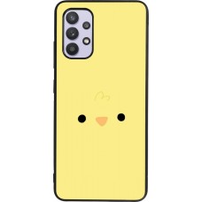 Samsung Galaxy A32 Case Hülle - Silikon schwarz Easter 2026 Little chicken