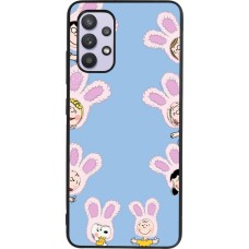 Coque Samsung Galaxy A32 - Silicone rigide noir Easter 2026 Snoopy