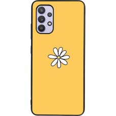 Coque Samsung Galaxy A32 - Silicone rigide noir Easter 2023 daisy