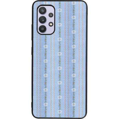 Samsung Galaxy A32 Case Hülle - Silikon schwarz Edelweiss