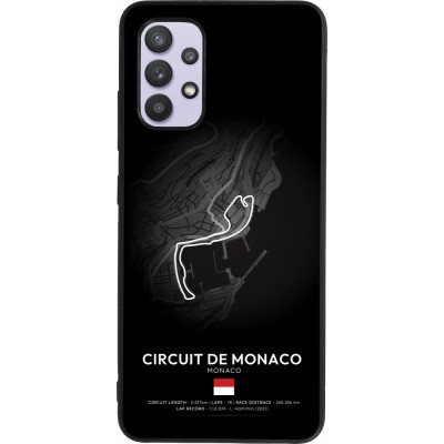 Samsung Galaxy A32 Case Hülle - Silikon schwarz F1 Track 2025 Monaco