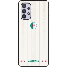 Coque Samsung Galaxy A32 - Silicone rigide noir Maillot de football Algérie 2026 personnalisable
