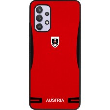 Coque Samsung Galaxy A32 - Silicone rigide noir Maillot de football Autriche 2026 personnalisable