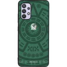 Coque Samsung Galaxy A32 - Silicone rigide noir Maillot de football Mexique 2026 personnalisable