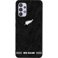 Coque Samsung Galaxy A32 - Silicone rigide noir Maillot de football Nouvelle-Zélande 2026 personnalisable