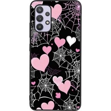 Coque Samsung Galaxy A32 - Silicone rigide noir Halloween 2024 girly