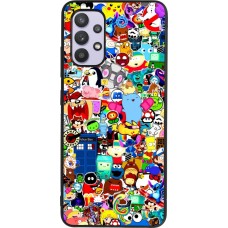 Samsung Galaxy A32 Case Hülle - Silikon schwarz Mixed cartoons
