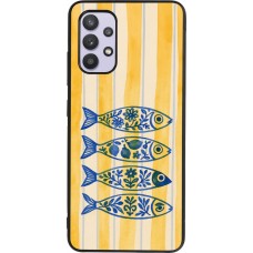 Coque Samsung Galaxy A32 - Silicone rigide noir Portuguese fish 2026