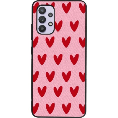 Coque Samsung Galaxy A32 - Silicone rigide noir Saint Valentines Day 26 Pattern heart