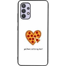Samsung Galaxy A32 Case Hülle - Silikon schwarz Saint Valentines Day 26 You have my pizza heart