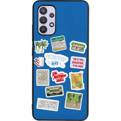 Coque Samsung Galaxy A32 - Silicone rigide noir Seals of the Dominican Republic DTMF