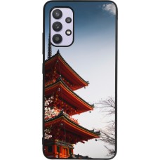 Coque Samsung Galaxy A32 - Silicone rigide noir Spring 23 Japan