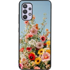 Coque Samsung Galaxy A32 - Silicone rigide noir Spring flowers Spring 2026
