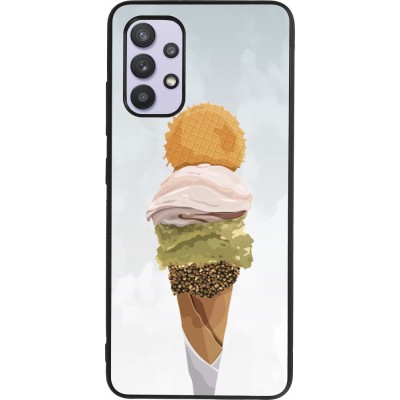 Samsung Galaxy A32 Case Hülle - Silikon schwarz Summer 2025 Cornet