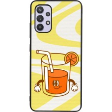 Samsung Galaxy A32 Case Hülle - Silikon schwarz Summer drink 2026