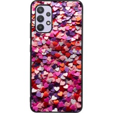 Coque Samsung Galaxy A32 - Silicone rigide noir Valentine 2025 Confetti