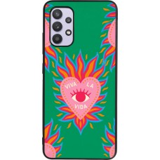 Coque Samsung Galaxy A32 - Silicone rigide noir Viva la vida 2026