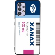 Coque Samsung Galaxy A32 - Silicone rigide noir Xanax Alprazolam 2025