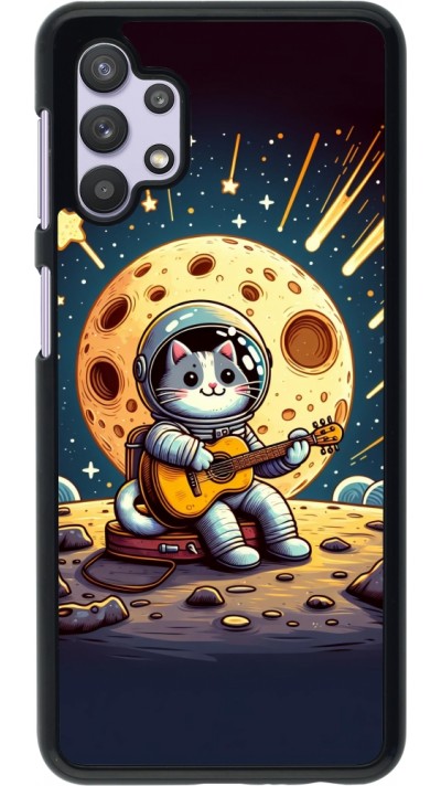 Coque Samsung Galaxy A32 5G - AstroCat RockLune