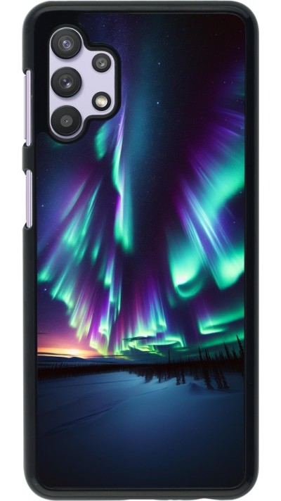 Samsung Galaxy A32 5G Case Hülle - Funkelndes Nordlicht