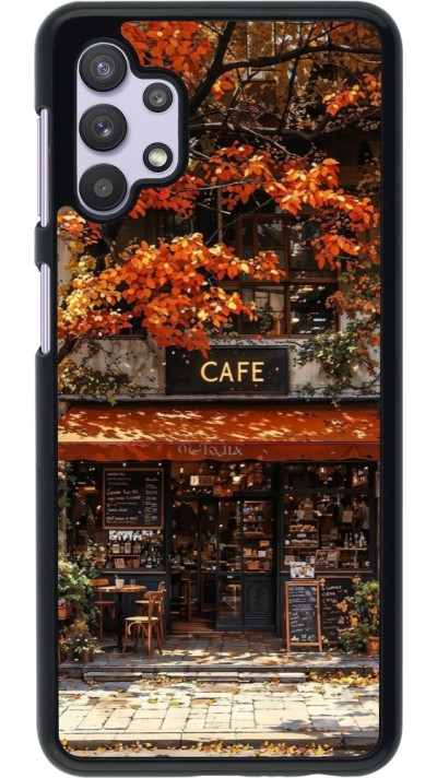 Samsung Galaxy A32 5G Case Hülle - Autumn 25 Coffee shop Samsung Galaxy A32 5G Case Hülle - Autumn 25 Coffee shop