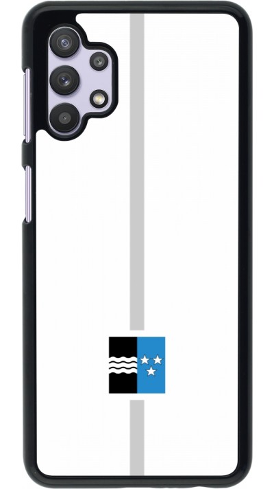 Samsung Galaxy A32 5G Case Hülle - Kanton AG weiss