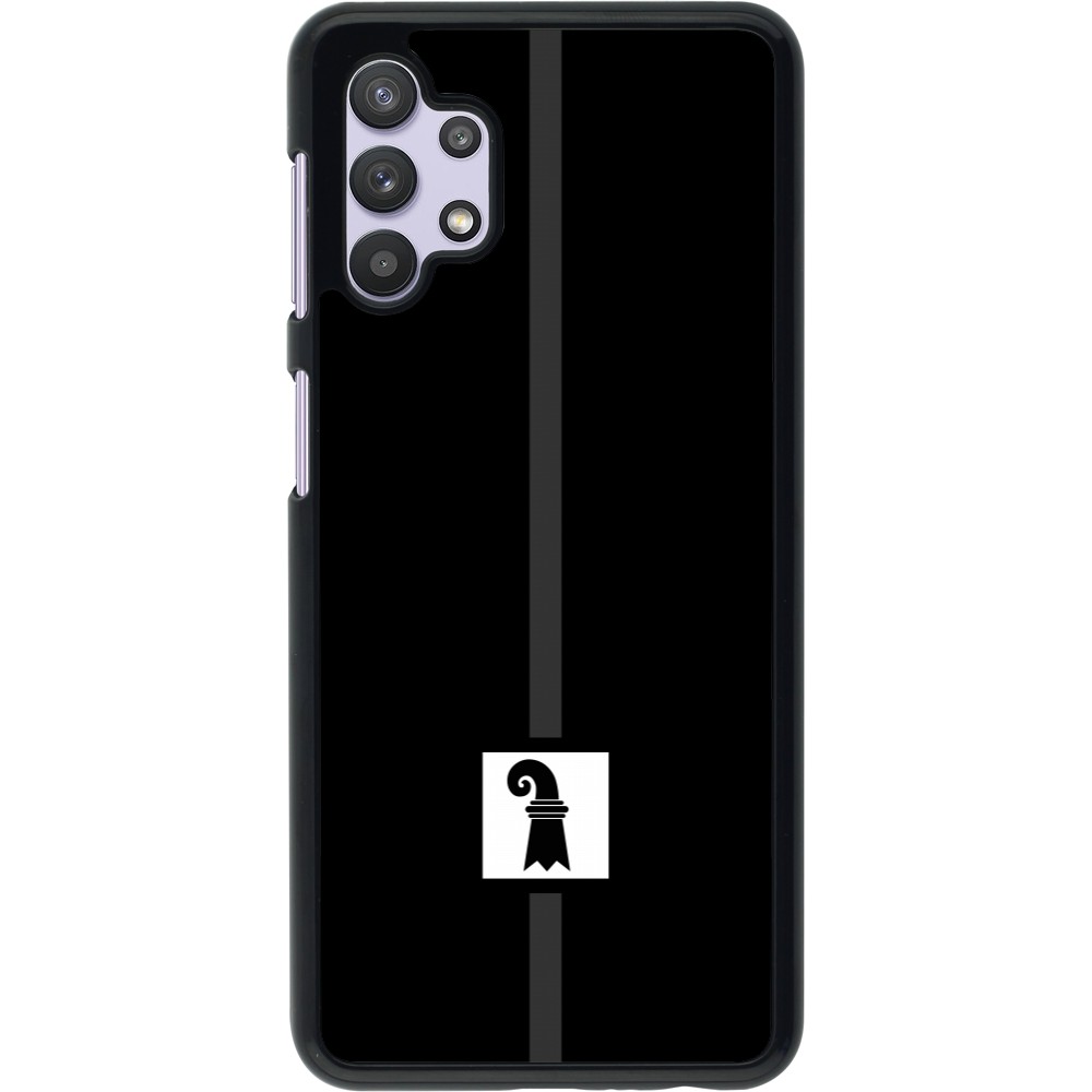 Samsung Galaxy A32 5G Case Hülle - Kanton BS schwarz
