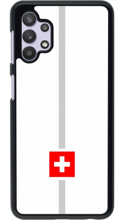 Samsung Galaxy A32 5G Case Hülle - Kanton CH weiss
