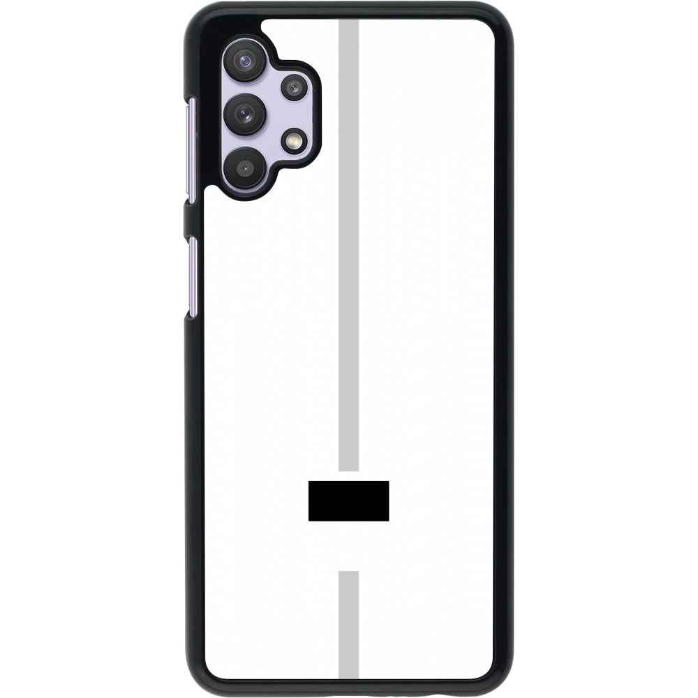 Coque Samsung Galaxy A32 5G - Canton FR blanc