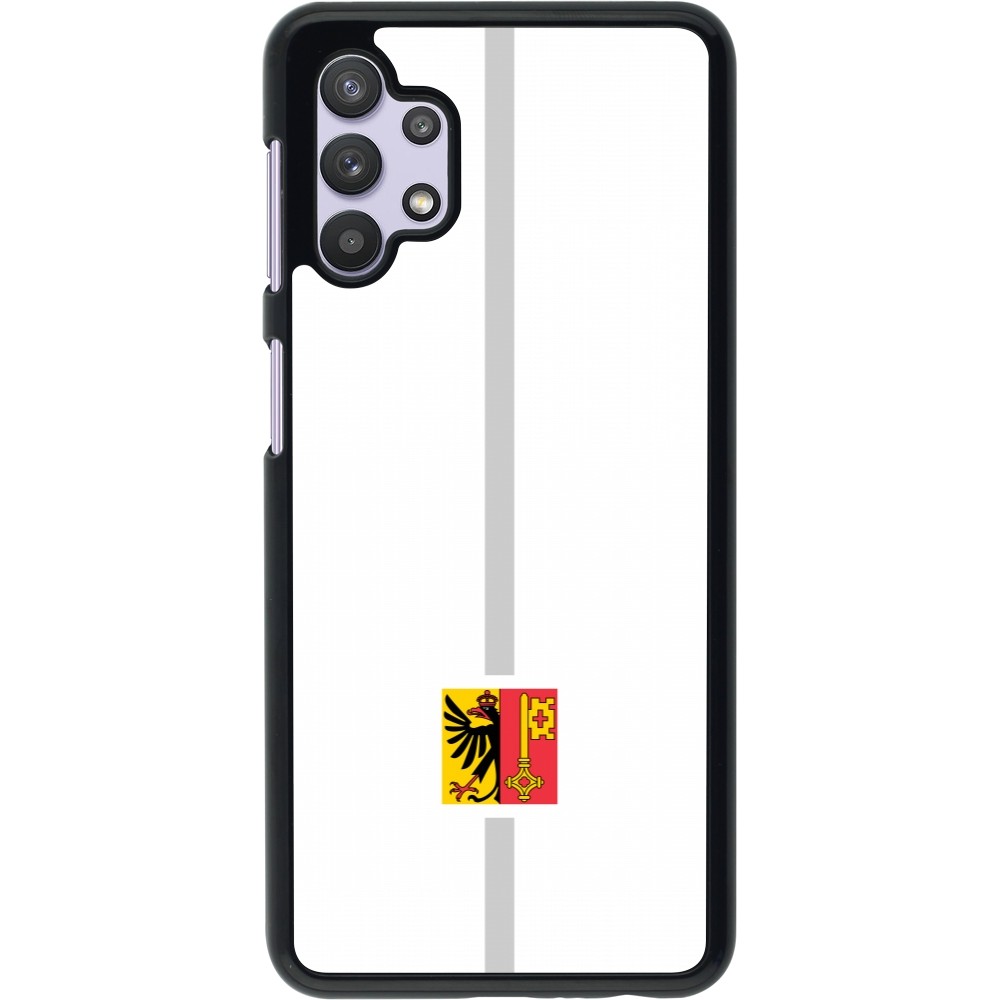 Samsung Galaxy A32 5G Case Hülle - Kanton GE weiss