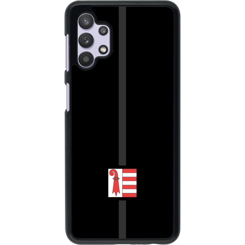 Samsung Galaxy A32 5G Case Hülle - Kanton JU schwarz
