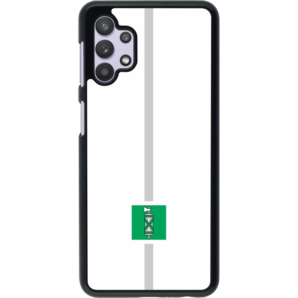 Coque Samsung Galaxy A32 5G - Canton SG blanc