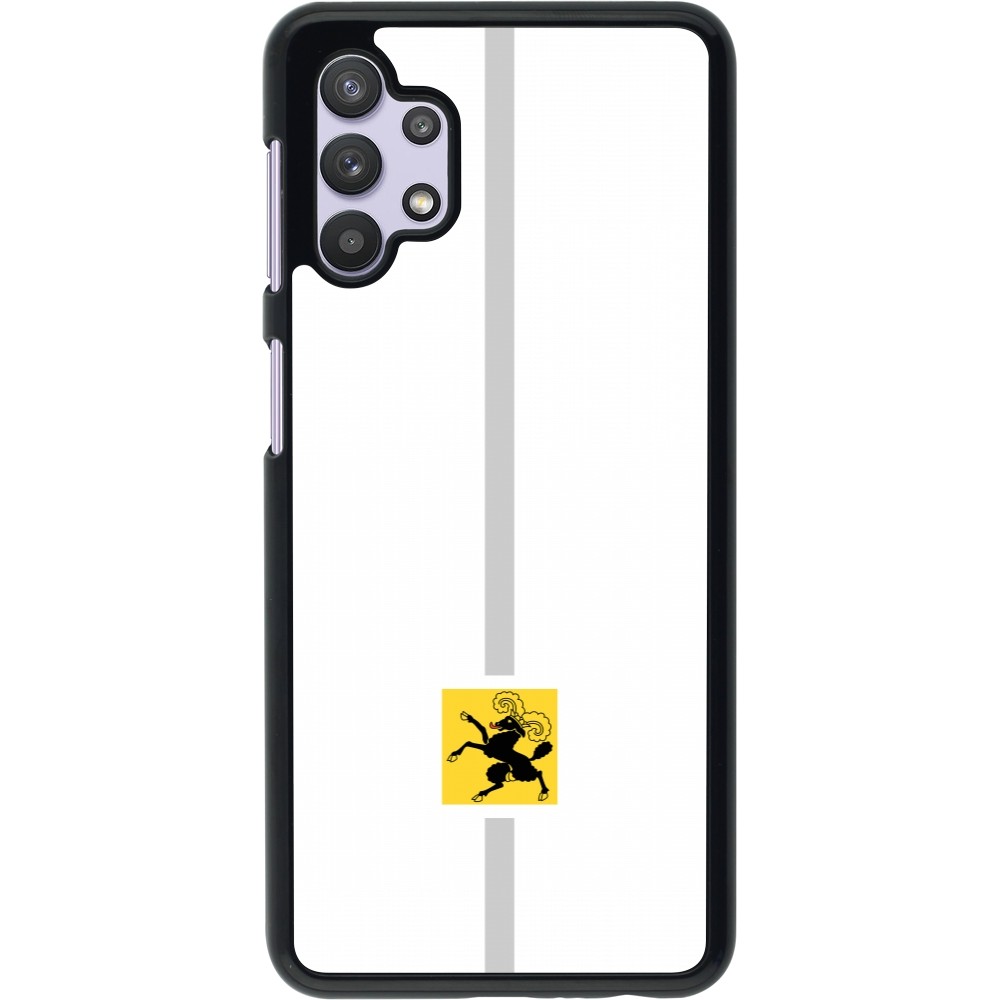 Samsung Galaxy A32 5G Case Hülle - Kanton SH weiss