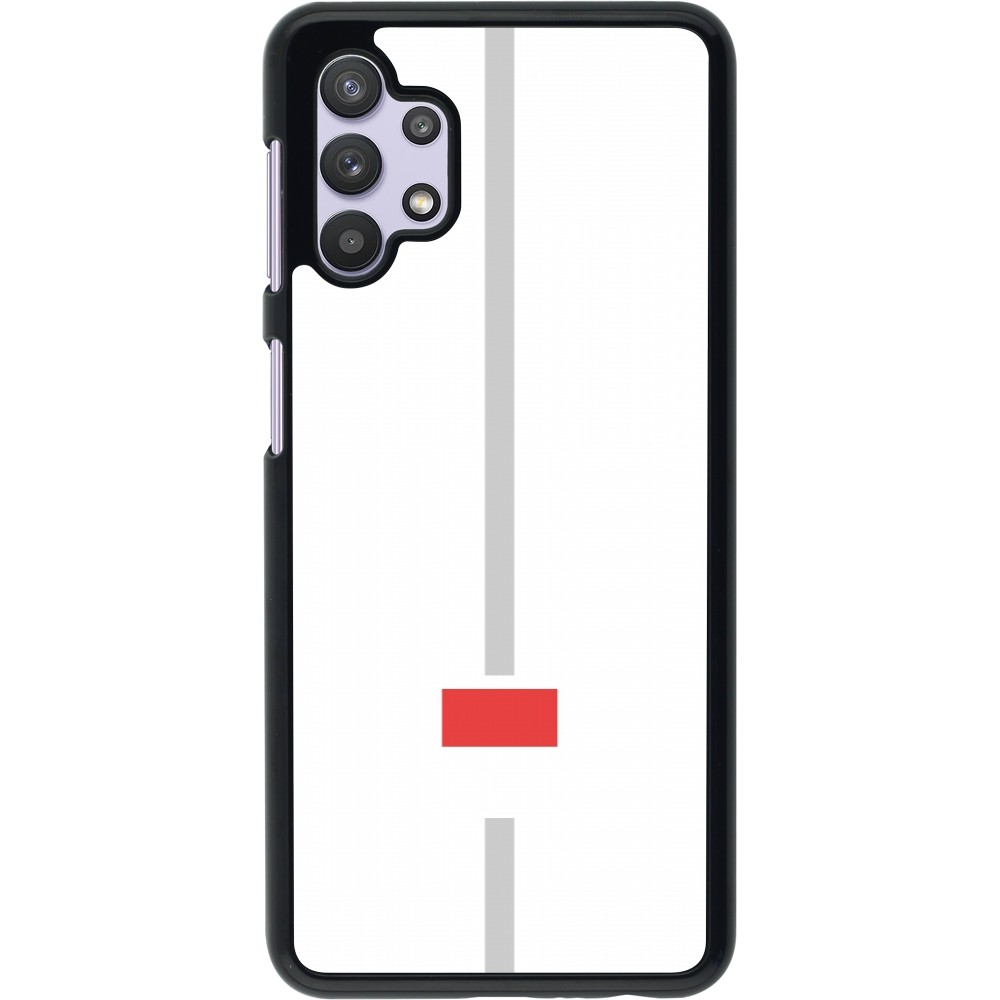 Coque Samsung Galaxy A32 5G - Canton SO blanc