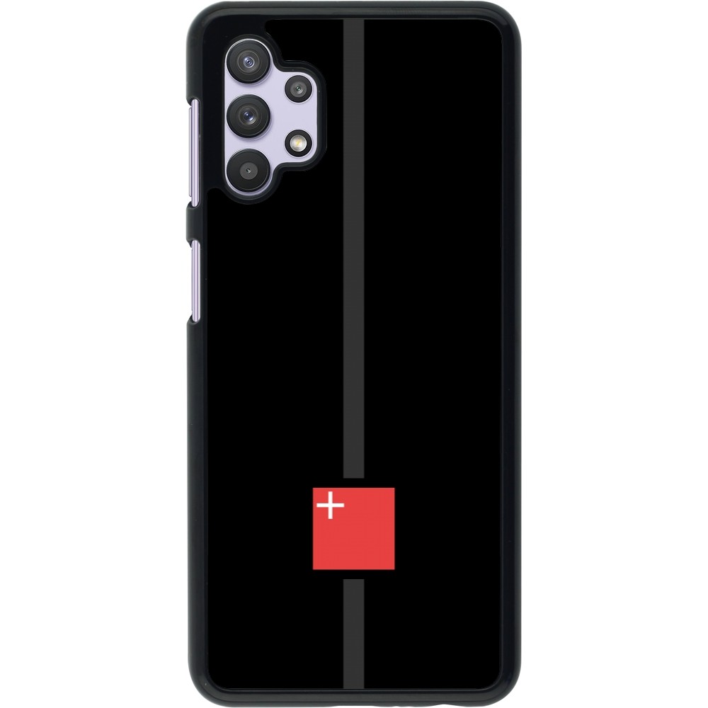 Samsung Galaxy A32 5G Case Hülle - Kanton SZ schwarz