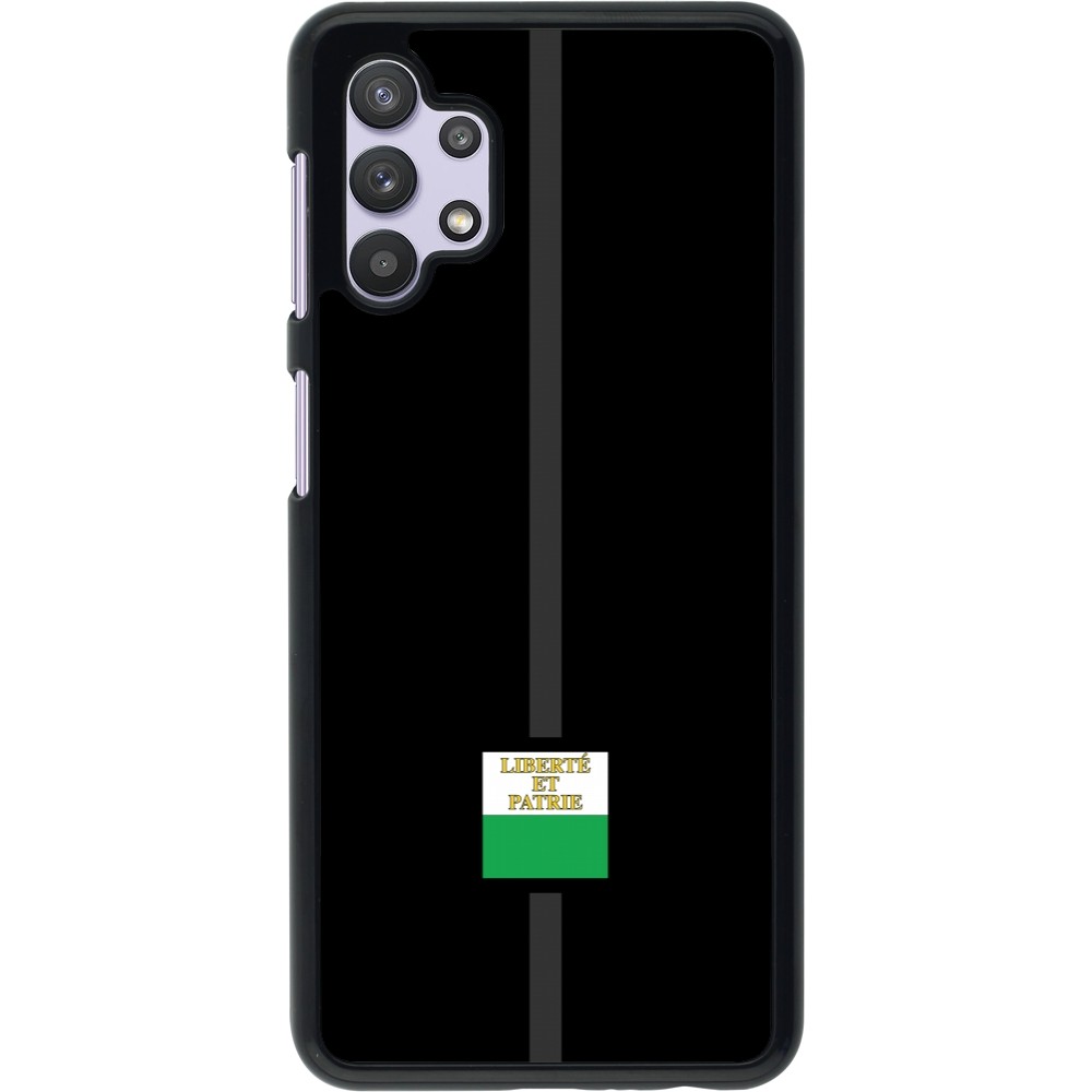 Samsung Galaxy A32 5G Case Hülle - Kanton VD schwarz