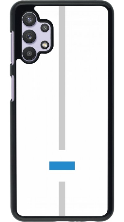 Samsung Galaxy A32 5G Case Hülle - Kanton ZG weiss