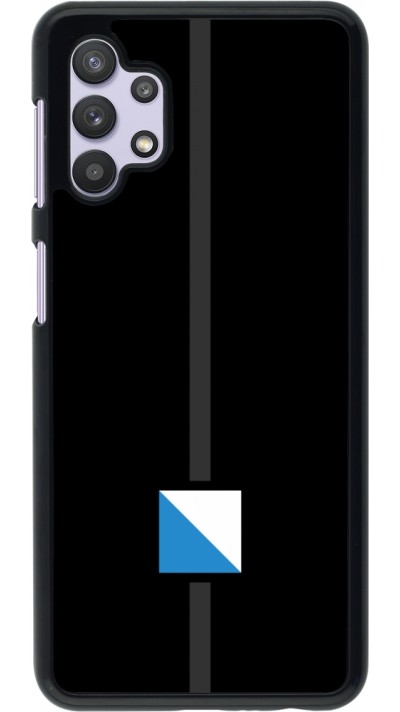 Samsung Galaxy A32 5G Case Hülle - Kanton ZH schwarz