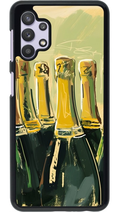 Samsung Galaxy A32 5G Case Hülle - Champagne Malerei