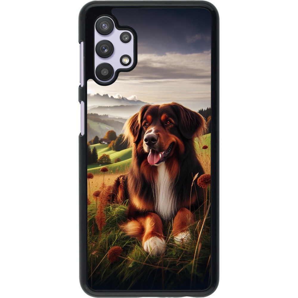 Samsung Galaxy A32 5G Case Hülle - Hund Land Schweiz