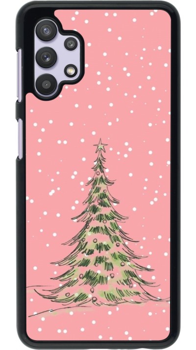 Coque Samsung Galaxy A32 5G - Christmas 25 Pink Tree