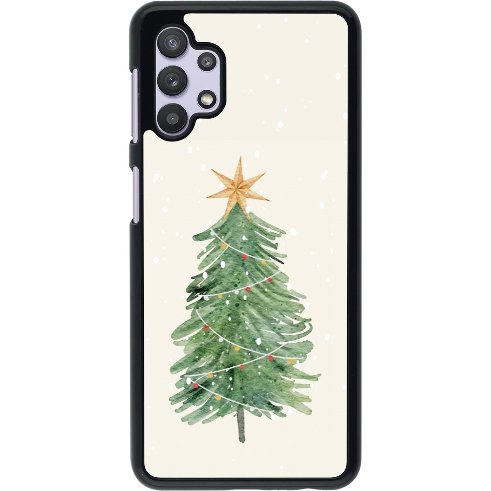 Coque Samsung Galaxy A32 5G - Christmas 25 Sketch Tree