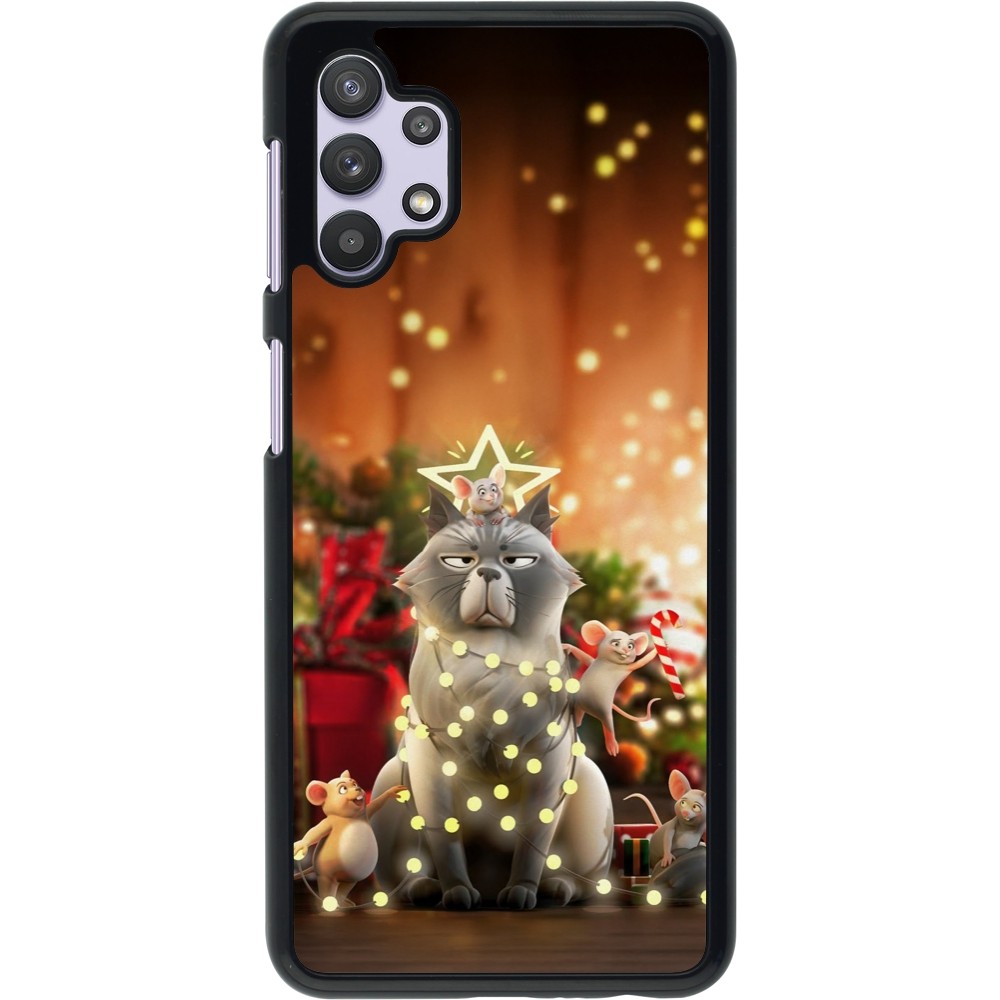 Coque Samsung Galaxy A32 5G - Christmas 25 Xmas Cat