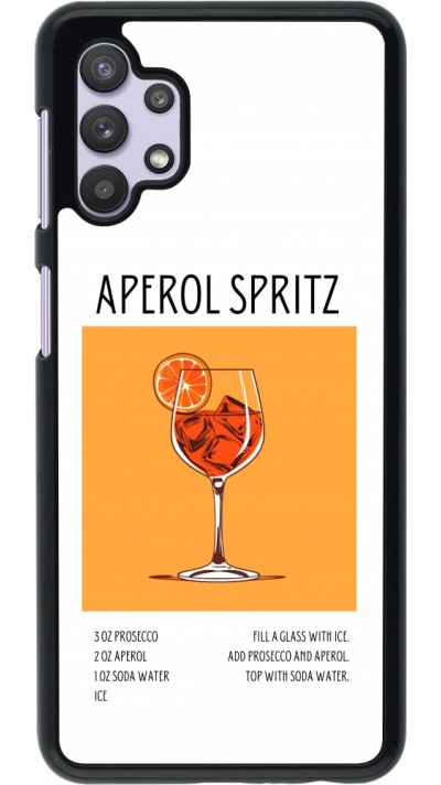 Samsung Galaxy A32 5G Case Hülle - Cocktail Rezept Aperol Spritz