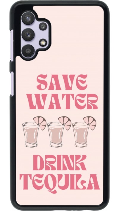 Samsung Galaxy A32 5G Case Hülle - Cocktail Save Water Drink Tequila