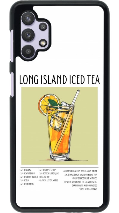 Samsung Galaxy A32 5G Case Hülle - Cocktail Rezept Long Island Ice Tea