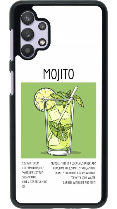 Samsung Galaxy A32 5G Case Hülle - Cocktail Rezept Mojito