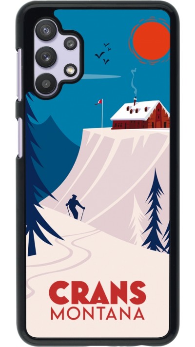 Samsung Galaxy A32 5G Case Hülle - Crans-Montana Cabane