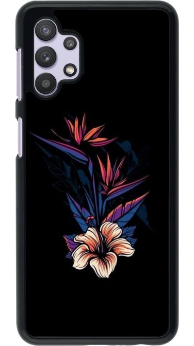 Hülle Samsung Galaxy A32 5G - Dark Flowers